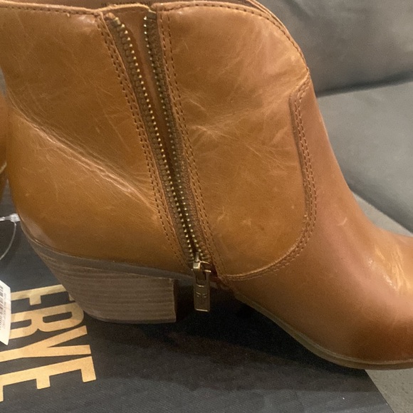 Frye Jennifer Booties. Never worn size 9. Natural beige. - Picture 8 of 9
